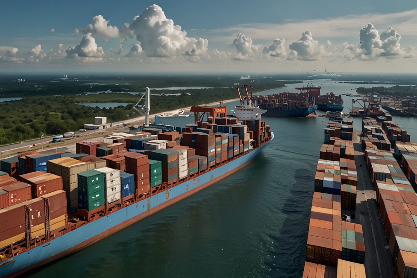 Logistics operations in Guyana